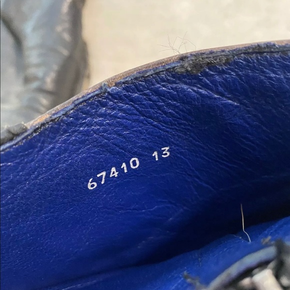 Mark Nason Black & Brown Leather Boots Made in Italy Size 13 - VERY RARE - Picture 9 of 9